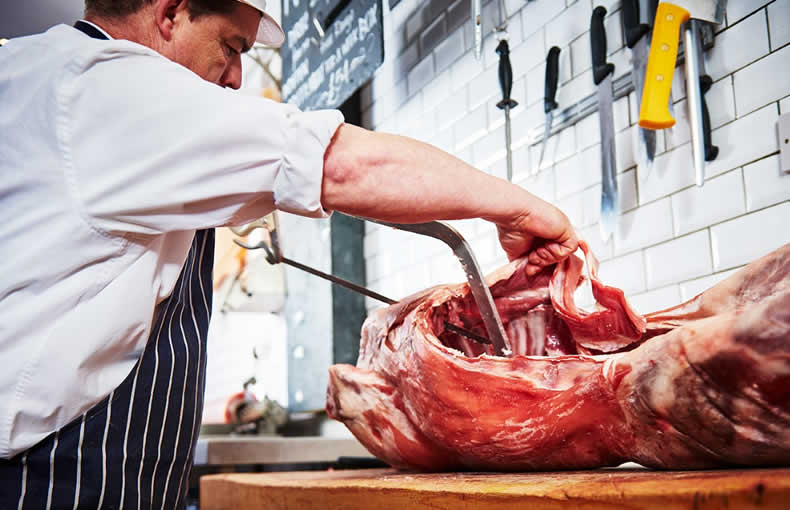 A Butchery Demonstration & Italian Menu