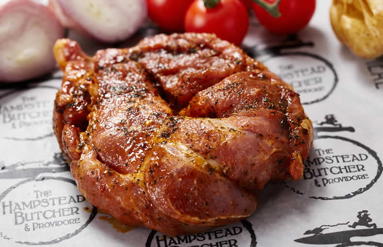 Pork Shoulder Steak in a Marinade