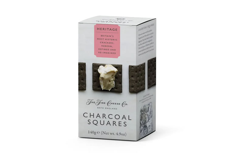 Heritage Charcoal Cheese Crackers