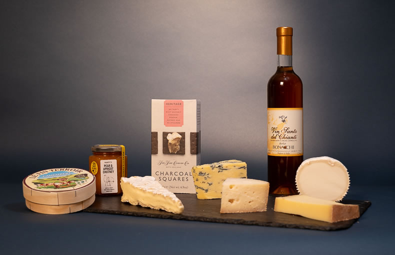 Cheese Board & Vin Santo Wine