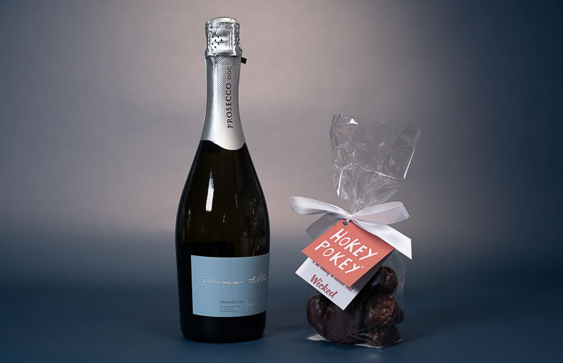 Prosecco & Chocolate-Covered Honeycomb Gift Box