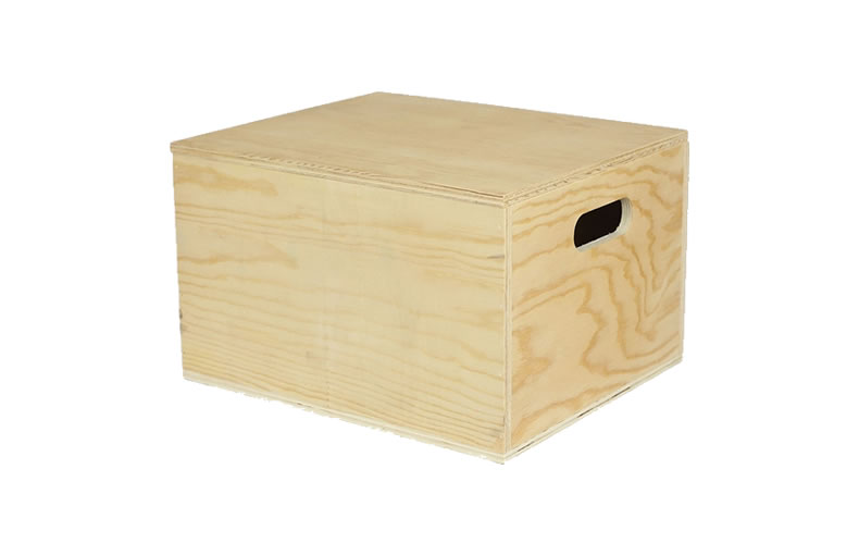 Wooden Box With Drop on Lid